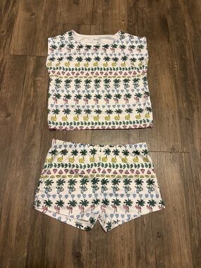 Girls Roller Rabbit Pj Party Pajama Set 6